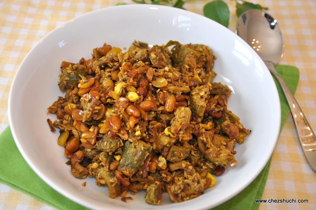 sweet and sour karela